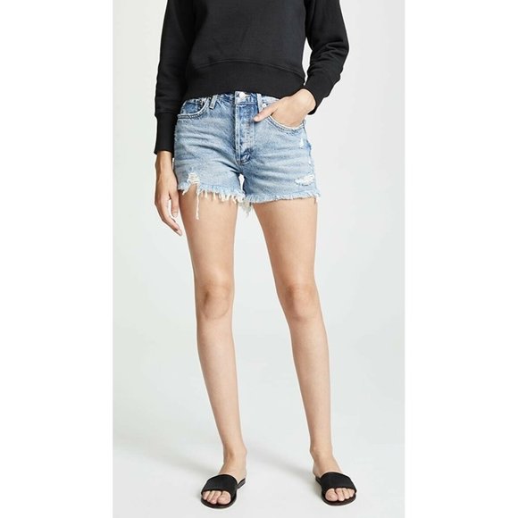 AGOLDE Parker Vintage Cut Off Shorts Jeans,All Products : American Fashion Style Bags On Sale